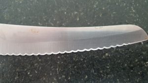 how to remowe rust from kitchen knives