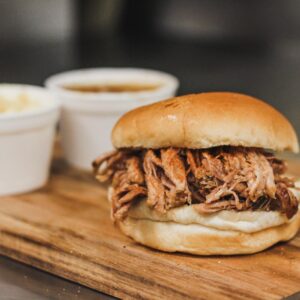 pulled pork sandwich