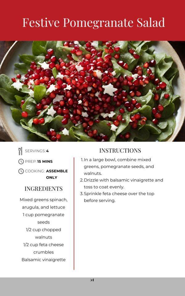Festive Flavors Pomegranate Salad