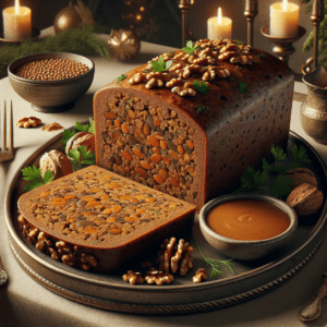 Lentil and Walnut Holiday Loaf recipe