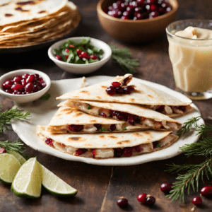Turkey & Cranberry Quesadillas recipe