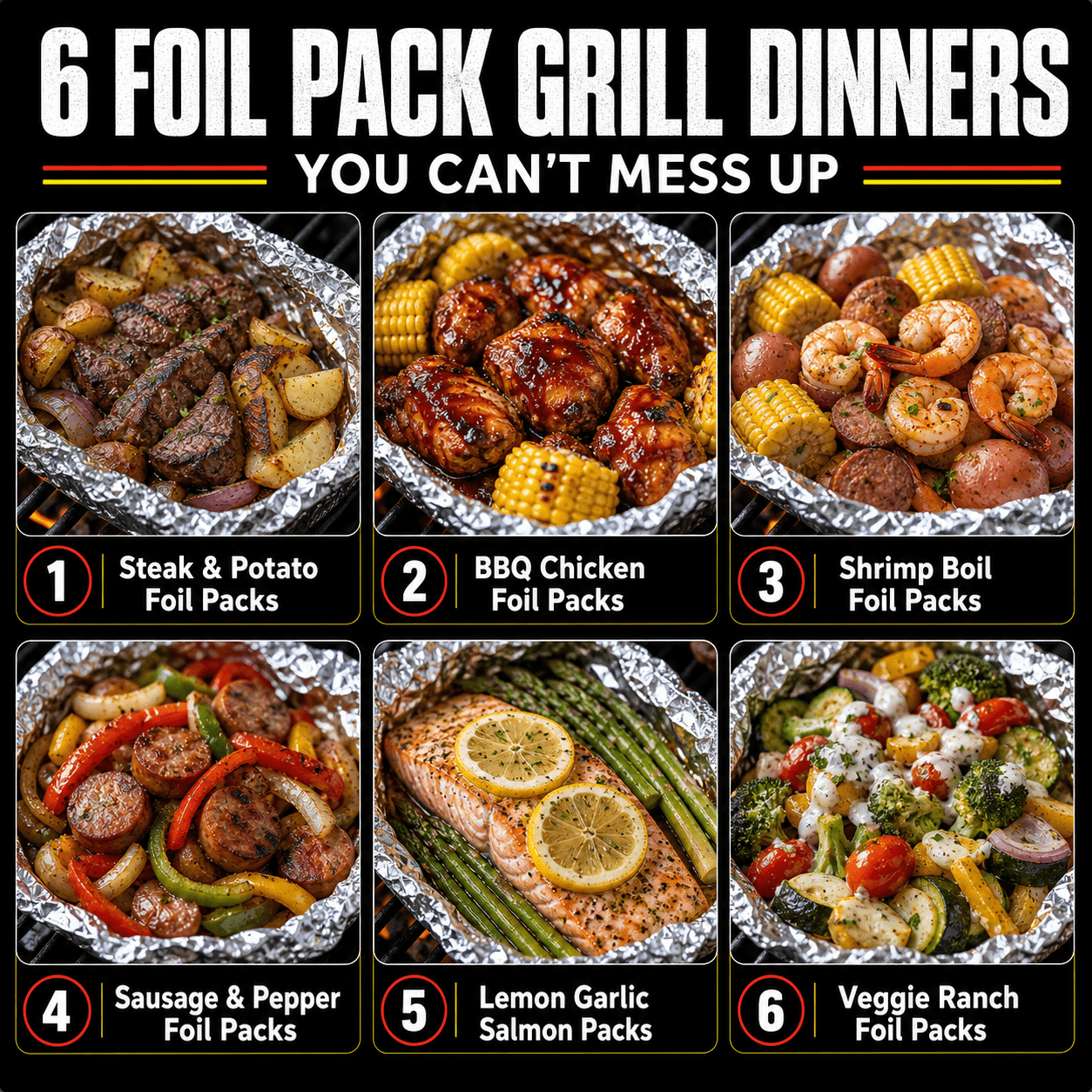 foil pack recipes